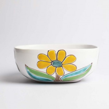 Insalatiera ceramica Folk margherita CTQ22A02 de simone Insalatiera ceramica Folk margherita CTQ22A02 de simone